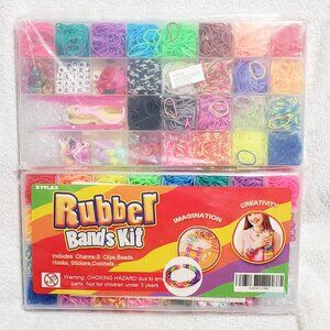 (SOLD ON FB) XYTLAX 11000+ Loom Rubber Band Bracelet Kit, Loom Bracelet Kit